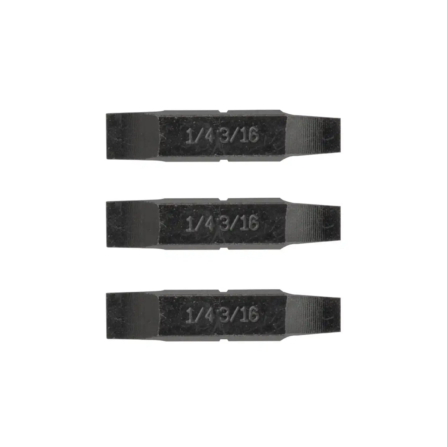 1/4" & 3/16" Flat Screwdriver Bits