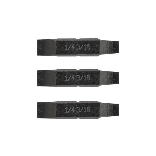 1/4" & 3/16" Flat Screwdriver Bits